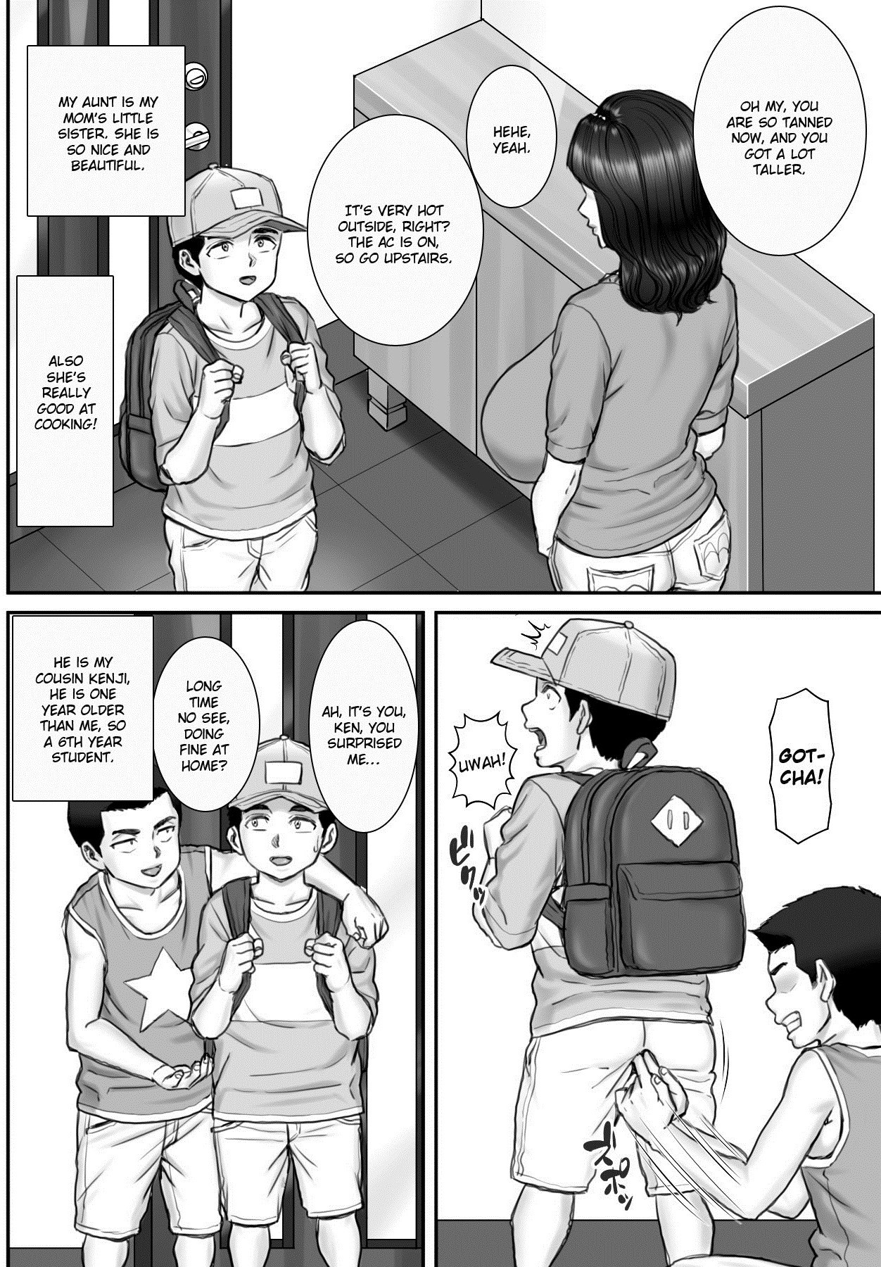 Hentai Manga Comic-A Summer Vacation In Which I Have Nonstop Sex With My Aunt-Read-4